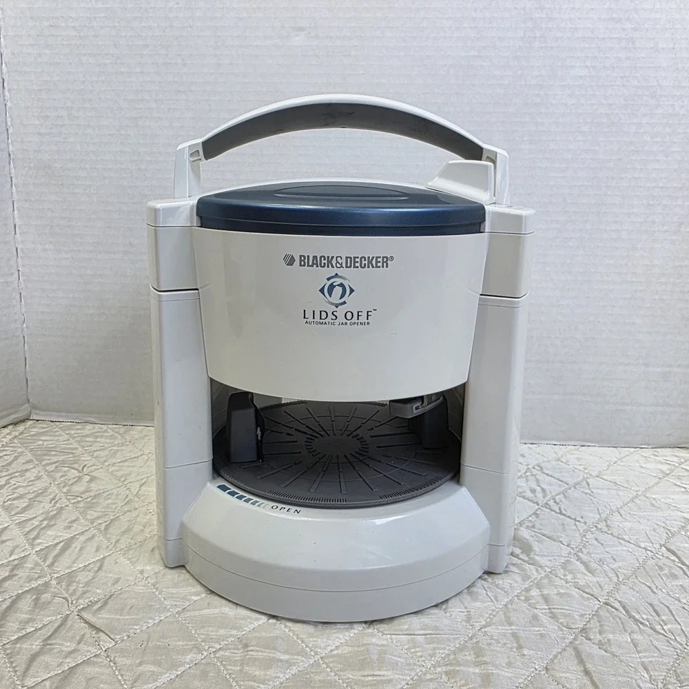 Black‎ & Decker Lids Off JW200 Jar Opener Electric Automatic Tested